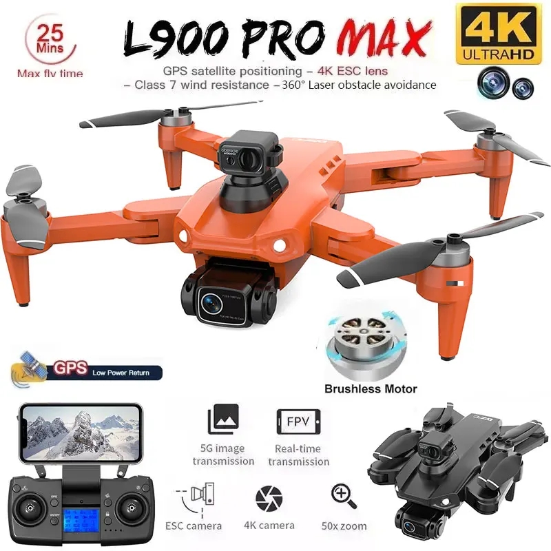 L900 Pro MAX GPS Drone 4K Prof - Rc Helicopter Electric 리뷰 및 가격