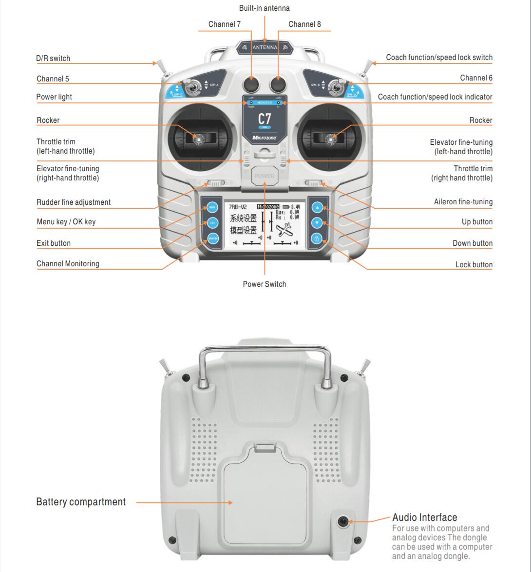 MicroZone MC7 Controller C7 MI - Rc Helicopter Remote Control 리뷰 및 가격