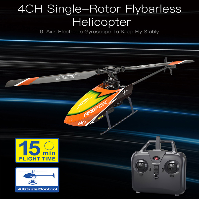 Single-Rotor Flybarless RC Hel - Rc Helicopter Single Rotor 리뷰 및 가격