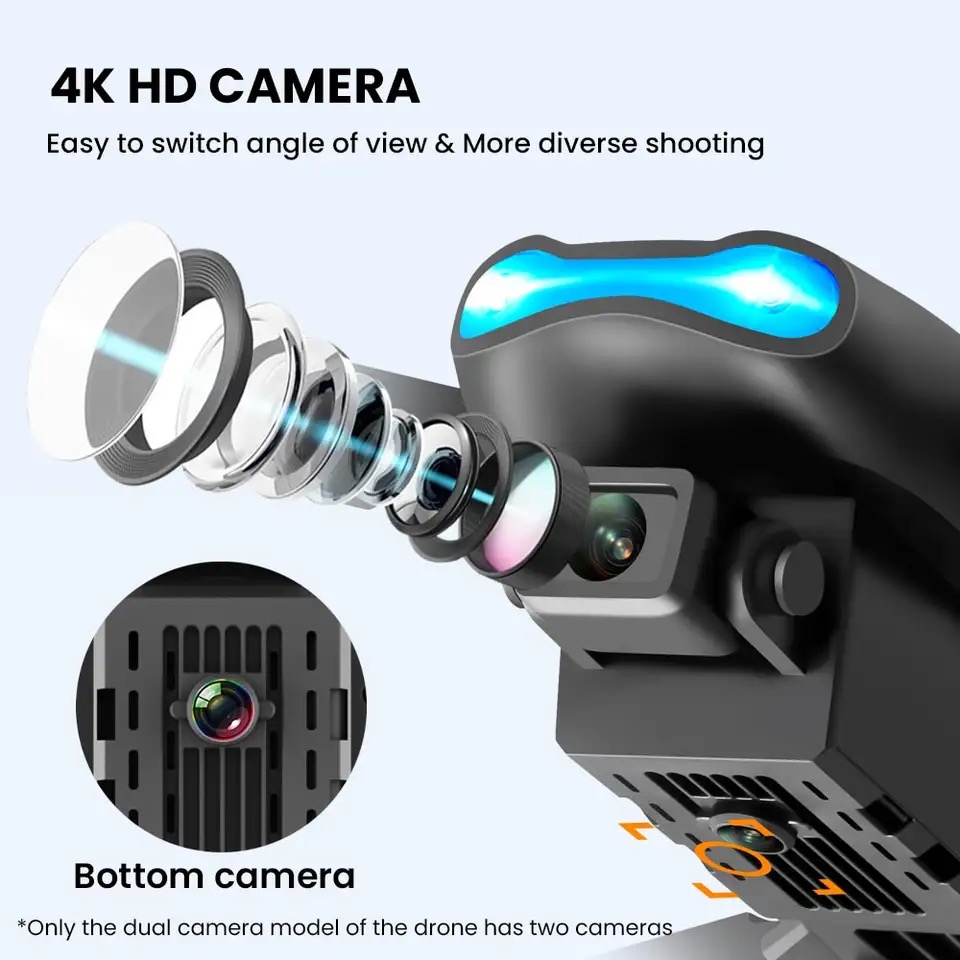 New Mini drone E99 4K WIFI HD  - Rc Helicopter Gas 리뷰 및 가격