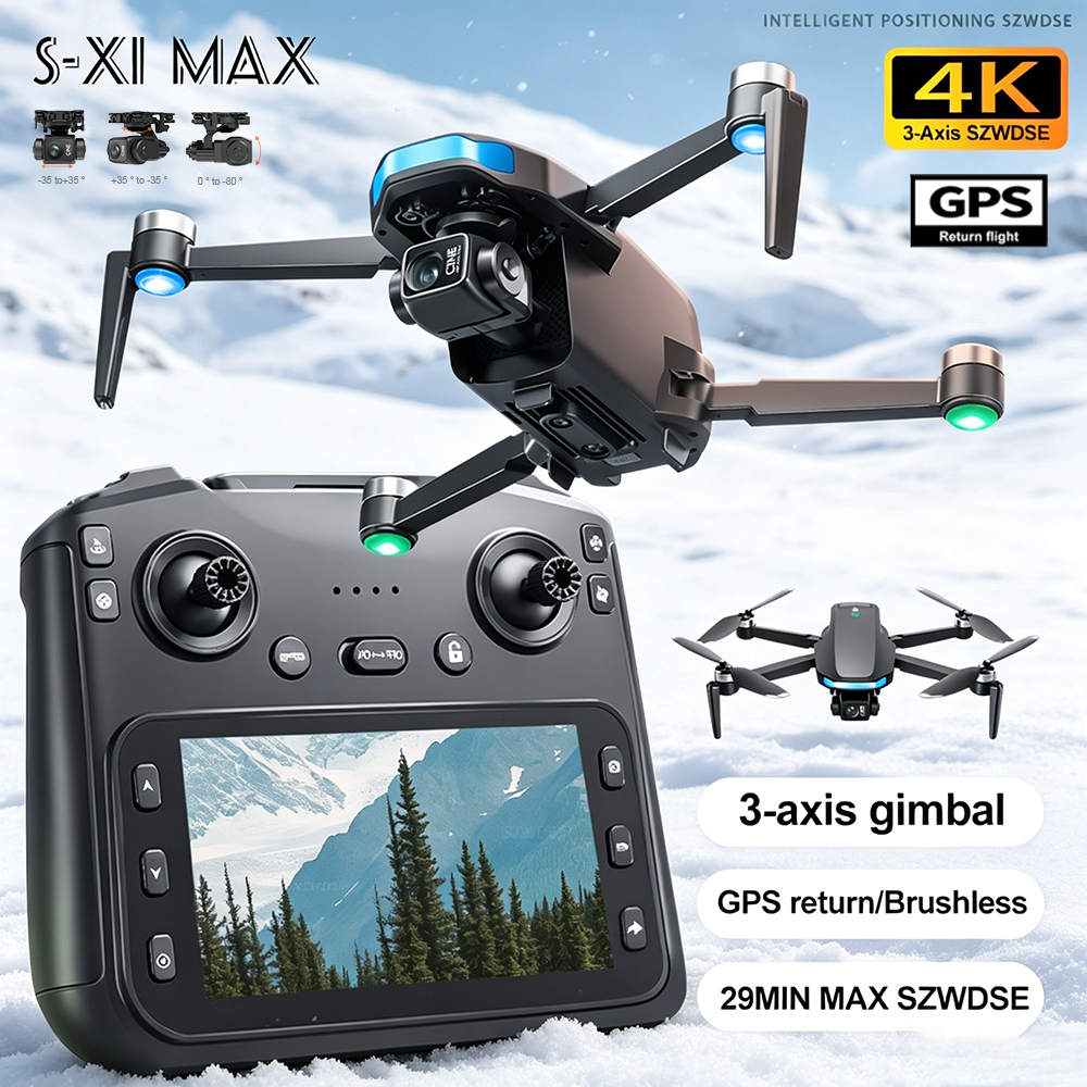 New S-X1 MAX Drone GPS 8K Prof - Rc Helicopter Case 리뷰 및 가격