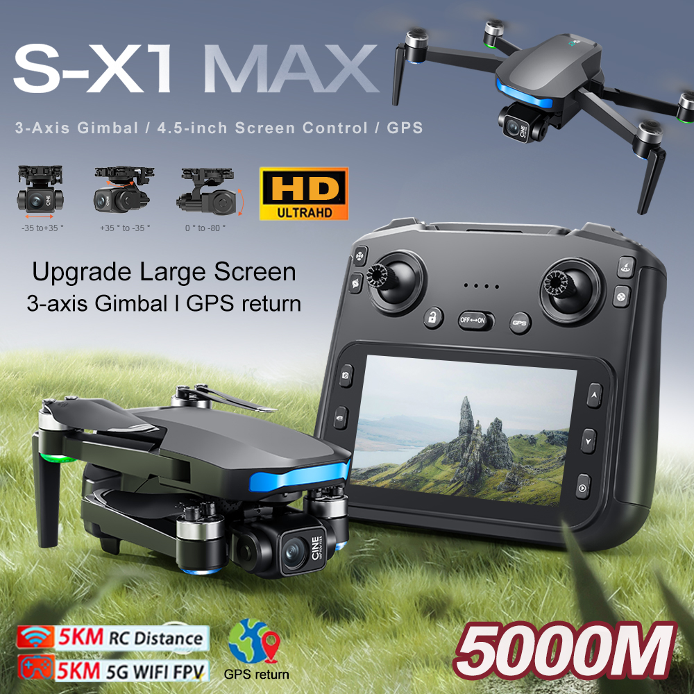 New S-X1 MAX Drone GPS 8K Prof - Rc Helicopter Case 리뷰 및 가격